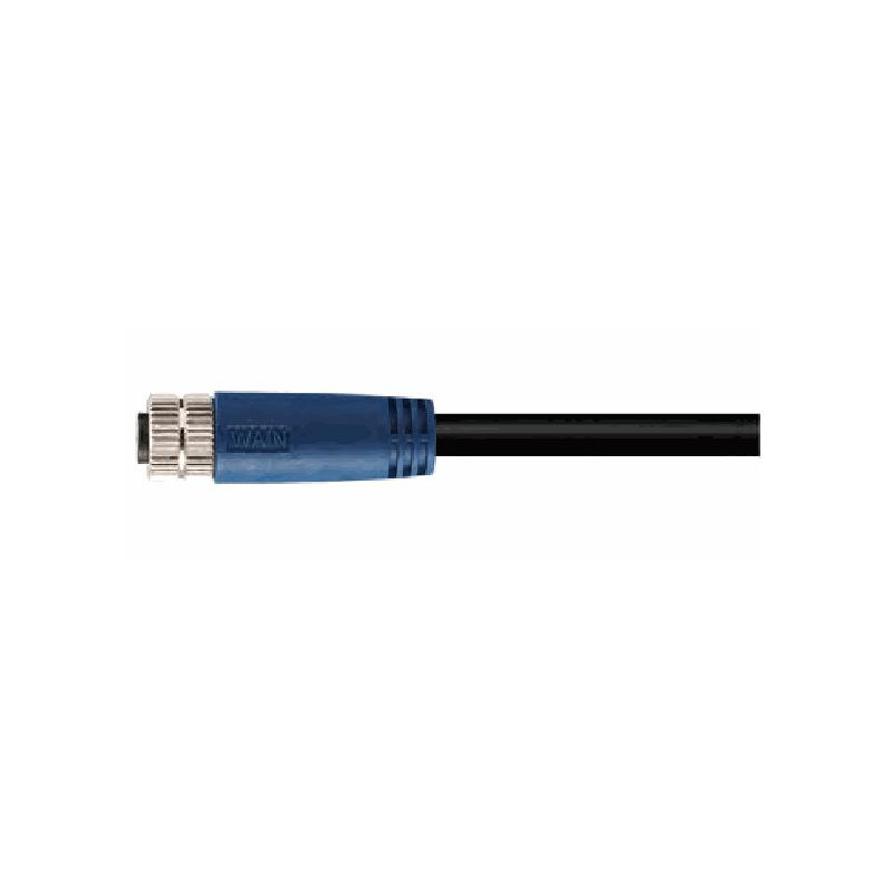 Connecteur femelle M8, 4 pol.,   IP67, 4A, blindé